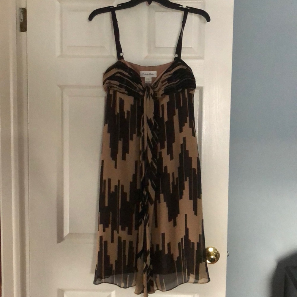Calvin Klein flowing short dress